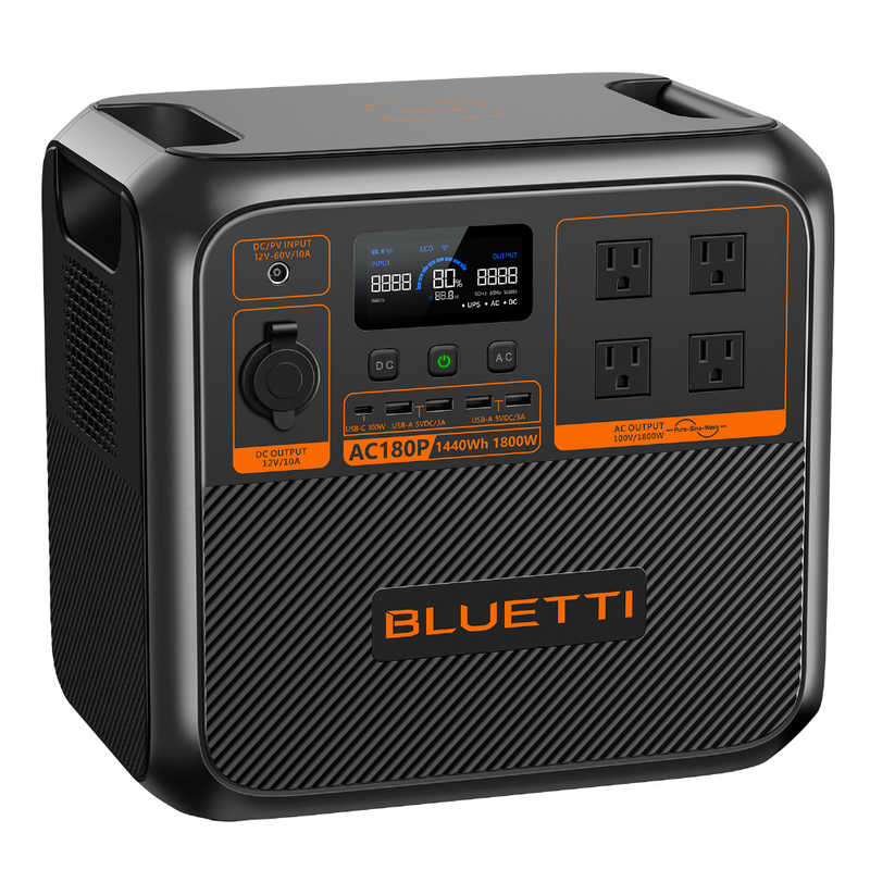 ブルーティ BLUETTI ポータブル電源  1440Wh 1800W AC180P