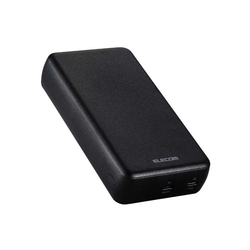 エレコム ELECOM 20000mAh　2C　PD20W　モバイルバッテリー DE-C52-20000BK