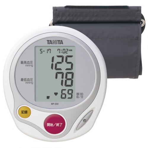 タニタ TANITA 上腕式血圧計 ホワイト BP-222-WH