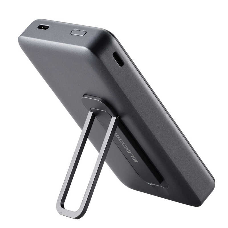 エレコム ELECOM ワイヤレスモバイルバッテリー(5000mAh/スタンド付き) DE-C53-5001WH