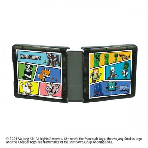 【アウトレット】マックスゲームズ|MAXGAMES Nintendo Switch専用カードケース カードポケット24 マインクラフト コミックデザイン