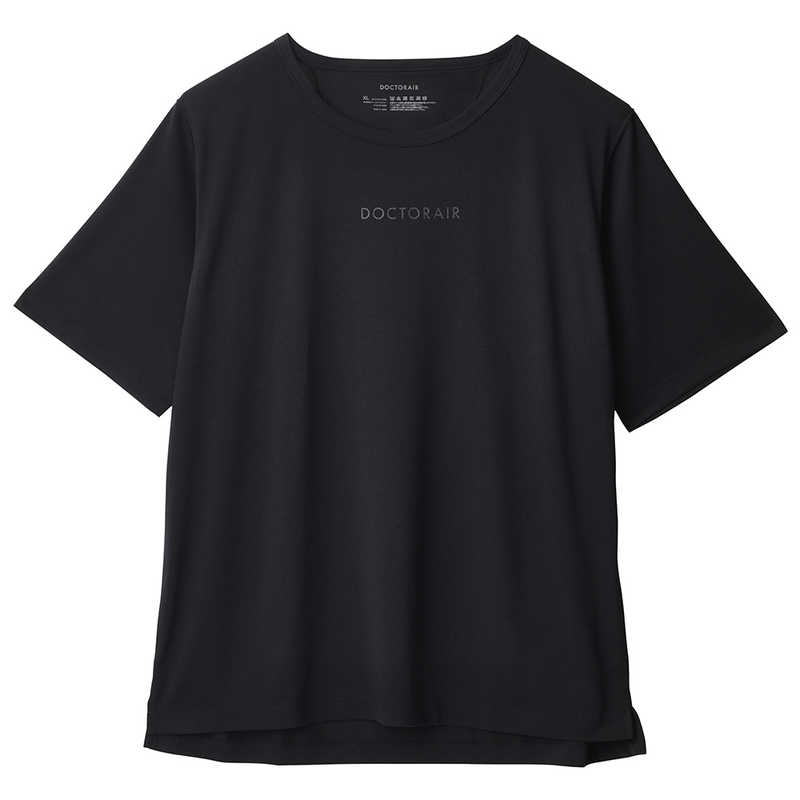 ドクターエア DOCTORAIR リカバリーTシャツ半袖(L) RECOVERY T-SHIRT(L) DOCTORAIR ブラック ARW-01L