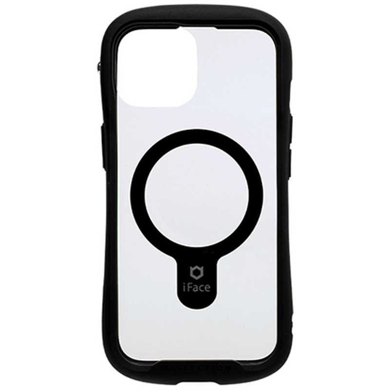 アイフェイス iFace HAMEE ［iPhone 15/14/13専用］iFace Reflection MagSynq 強化ガラスクリアケース iFace ブラック 41-983430