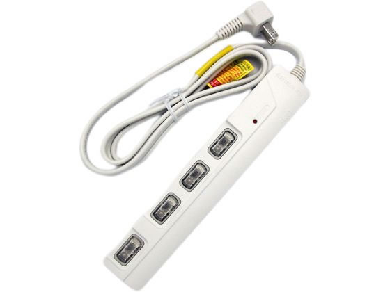 星光商事 4個口雷ガード・LEDスイッチタップ SK-4SLED1.5W