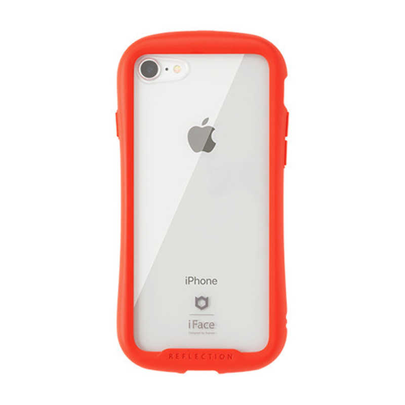 ハミィ HAMEE iPhone SE 第3世代/第2世代/8/7専用 iFace Reflectionハイブリッドガラスケース(レッド) 41-907139(レッド)