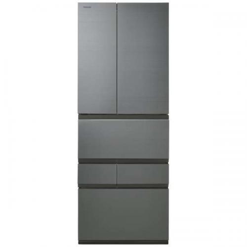 東芝 TOSHIBA 600L 6ドア冷蔵庫 観音開き VEGETA FZSシリーズ フロストグレージュ GR-W600FZS-TH(大型)