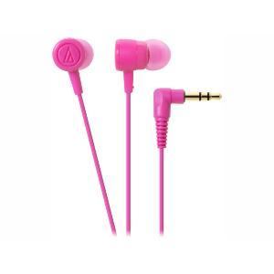 【在庫限り】audio-technica カナル型インナーイヤーヘッドホン ピンク ATH-CKL220PK オーディオテクニカ