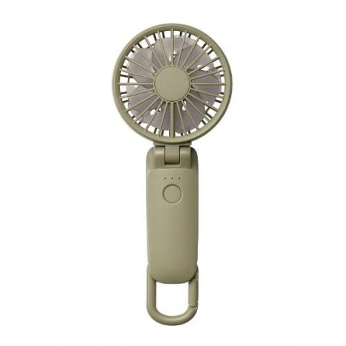 リズム時計 RHYTHM モバイルハンディファン 大風量 カラビナ付き Silky Wind Mobile 3.2 グリーン 9ZF040RH05