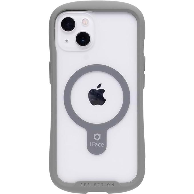 ハミィ HAMEE [iPhone 13専用]iFace Reflection Magnetic 強化ガラスクリアケース ブラック 41-958873