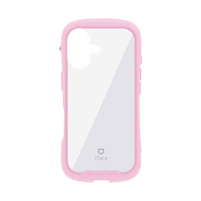 ハミィ HAMEE iPhone17用 強化ガラスクリアケース IFACE REFLECTION サクラピンク 41-182929