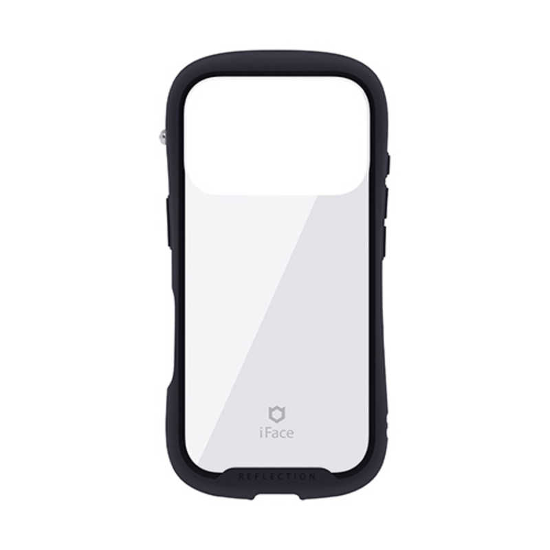 ハミィ HAMEE iPhone 17Pro用強化ガラスクリアケース iFace Reflection ブラック 41-182936