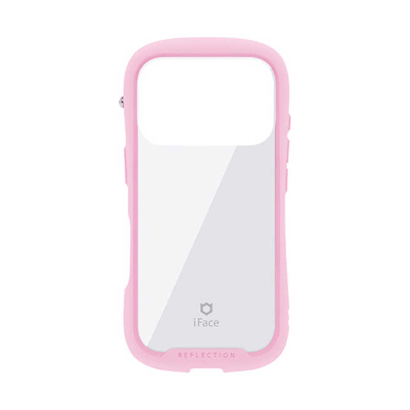 ハミィ HAMEE iPhone 17Pro用強化ガラスクリアケース iFace Reflection サクラピンク 41-182981