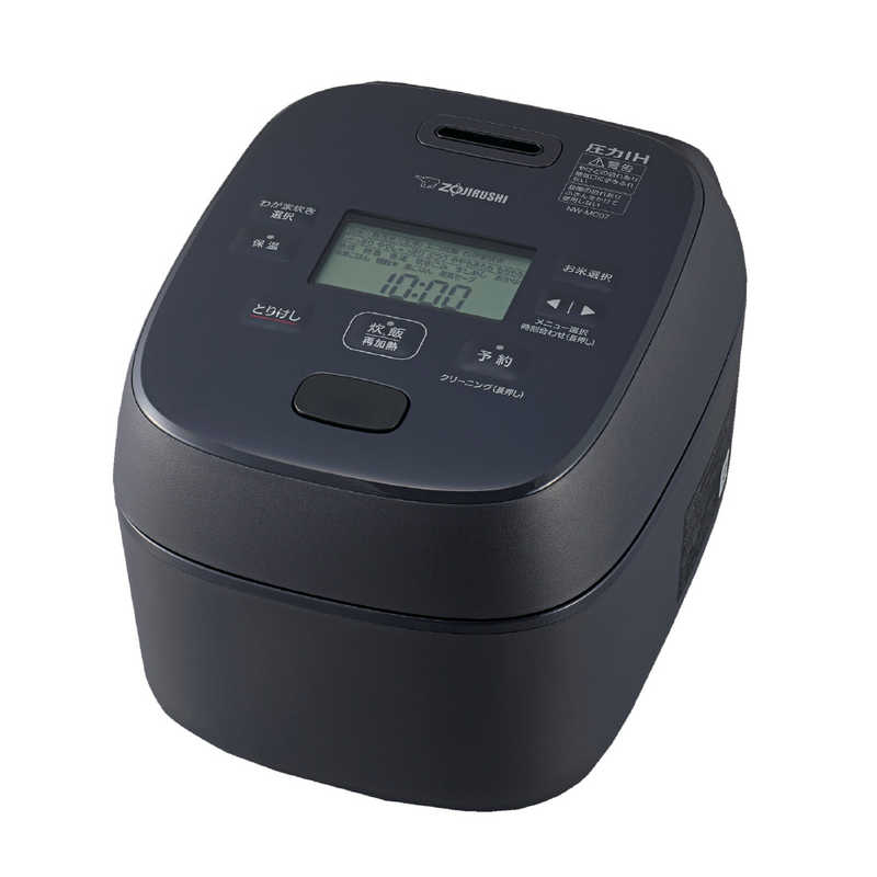 象印 ZOJIRUSHI 圧力IH炊飯ジャー（4合炊き）スレートブラック 極め炊き NW-MC07-BZ