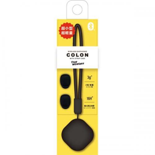 AIR-J エアージェイ 超小型ワイヤレスイヤフォン COLON ブラック ABT-AP9BK