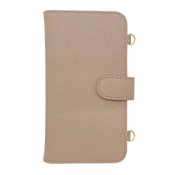 サンクレスト SUNCREST CACHITTO ストラップホール付き 多機種対応 マルチスマホケース iDress NEWT グレージュ SMCC-NW05