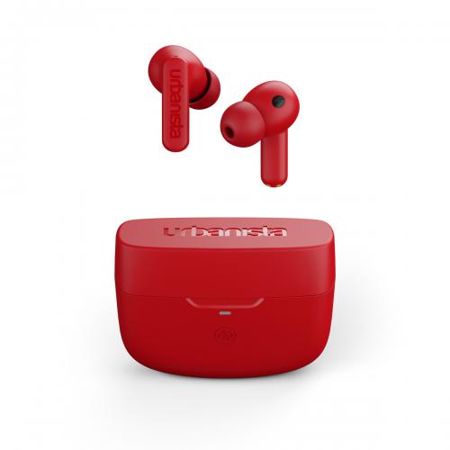 ATLANTA Multipoint Noise Cancelling TWS - Vibrant Red アクティブノイズキャンセリング マルチポイント接続 アンビエントサウンド機能 タッチコントロール IPX4(防沫仕様) 専用アプリ有り