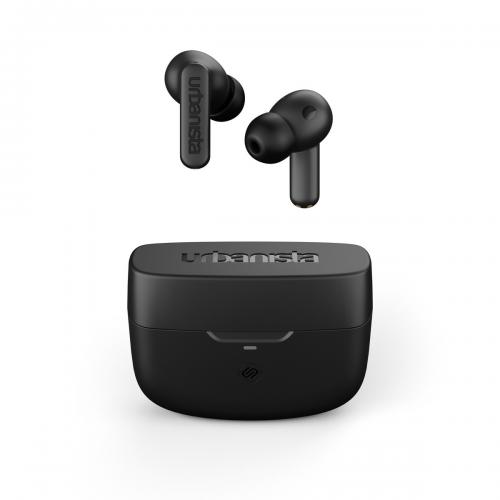 ATLANTA Multipoint Noise Cancelling TWS - Midnight Black アクティブノイズキャンセリング マルチポイント接続 アンビエントサウンド機能 タッチコントロール IPX4(防沫仕様) 専用アプリ有り