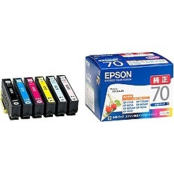 EPSON 純正インクカートリッジ 6色パック IC6CL70 エプソン