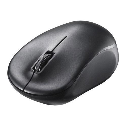 バッファロー BUFFALO 無線 IR LED光学式マウス 3ボタンタイプ ブラック BSMRW100BK