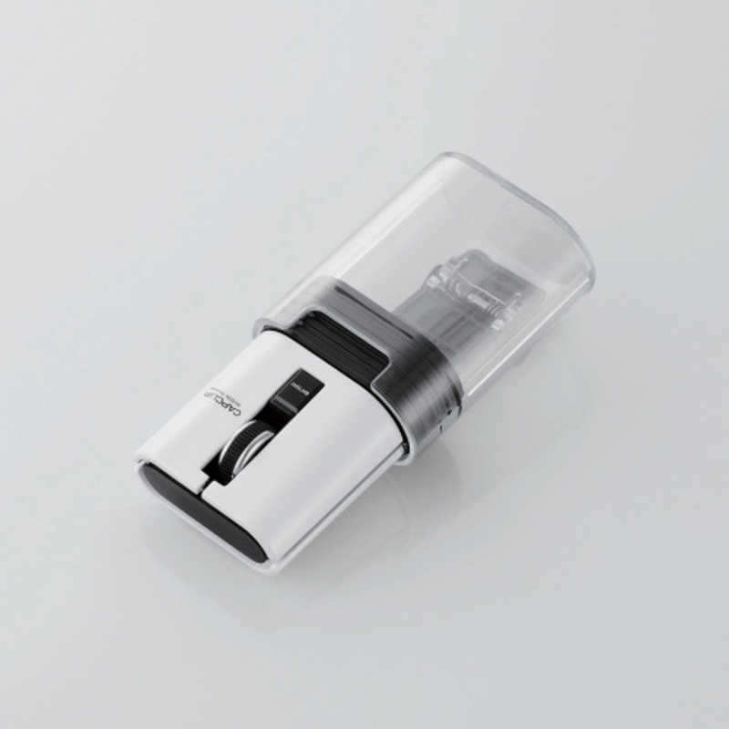 エレコム ELECOM Bluetoothワイヤレスマウス CAPCLIP ホワイト M-CC2BRSWH