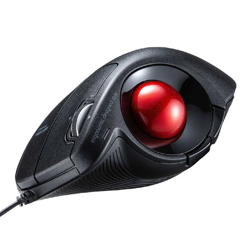 サンワサプライ Sanwa Supply 有線エルゴトラックボール MA-TB177BK