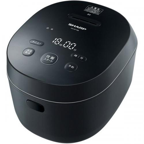 シャープ SHARP IH炊飯器 5.5合炊き PLAINLY ブラック KS-HF10B-B