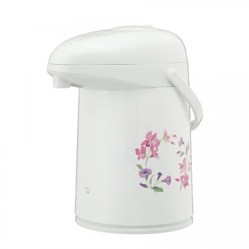 象印 ZOJIRUSHI ガラスマホービン 2.2L リースフラワー AB-RC22-FW