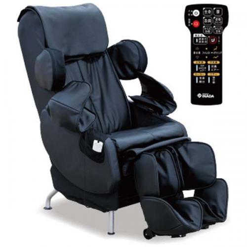 ファミリーイナダ FAMILY INADA マッサージチェア 姿勢調整ストレッチ搭載 CALABO-PB ブラック AIC-P300-B(大型)