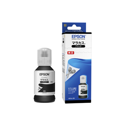 エプソン EPSON インクボトル 顔料 マラカス MKA-BK ブラック 140ml