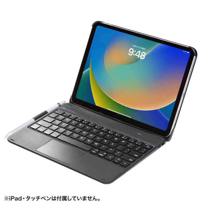 サンワサプライ?SANWA SUPPLY 10.9インチiPad専用ケース付きキーボード?タッチパッド内蔵?/?SANWA?SUPPLY?Bluetooth?Keyboard?with?Case?for?10.9-inch?iPad?with?Touchpad?SKB-BTIPAD3BK