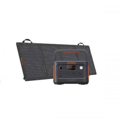 ジャクリ Jackery Jackery ポータブル電源+コンパクトソーラーパネルセット Jackery Solar Generator 600Plus ブラック JSG-0610A