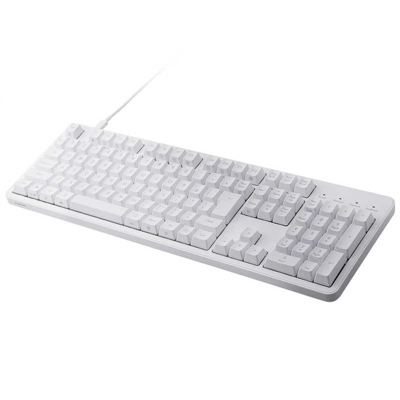 エレコム ELECOM 有線メカニカルフルキーボード TK-MC50UKTWH