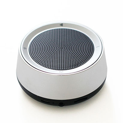 エアージェイ AIR-J 高耐久アルミボディー Bluetooth ワイヤレススピーカー シルバー BTS-A1-SL