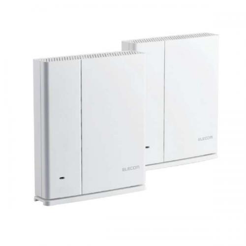 【在庫限り】エレコム ELECOM 無線LANルーター親機 メッシュ 親機+中継器セット WMC-DLGST2-W