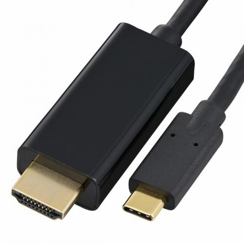 オーム電機 OHM HDMI-USB変換ケーブル 2m VIS-C20HT-K