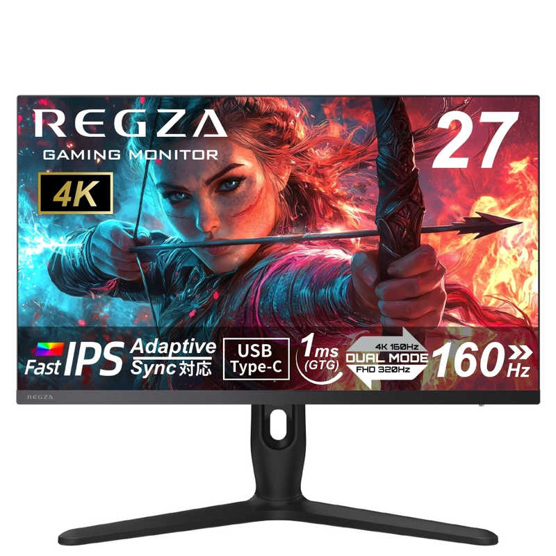 レグザ TVS REGZA ゲーミングモニター 27型 4Kワイド 320Hz RM-G277R