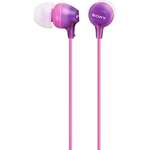SONY カナル型イヤホン アクアバイオレット MDR-EX15LPV ソニー