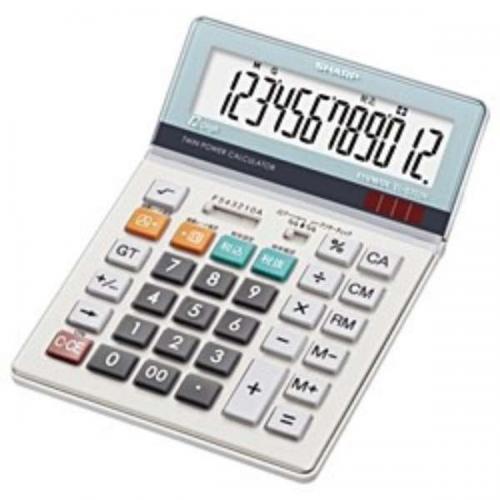 シャープ SHARP セミデスクタイプ電卓 EL-S752K-X