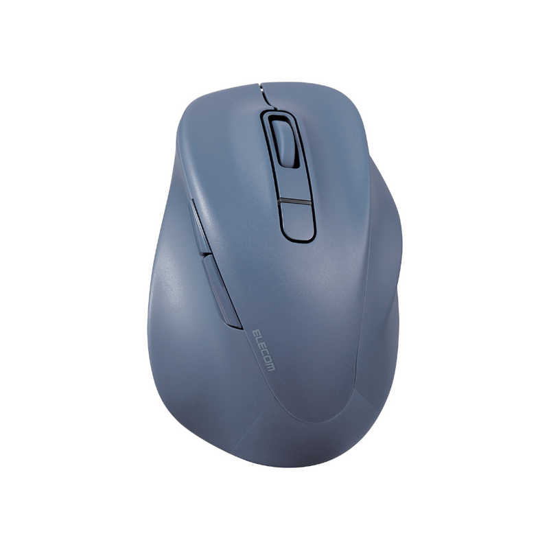 エレコム　ELECOM Bluetooth マウス 無線 静音 抗菌 5ボタン Mサイズ Windows Mac iPad 等対応 医師監修 EX-G ブルー M-XGM30BBSKCBU