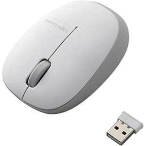 ELECOM BlueLEDマウス 無線 3ボタン Sサイズ シルバー M-BL20DBSV(在庫限り) エレコム