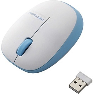 ELECOM BlueLEDマウス 無線 3ボタン Sサイズ ブルー M-BL20DBBU エレコム
