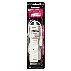 Panasonic 配線器具 ザ・タップ Z 4個口 3m ホワイト WHS2534WP パナソニック