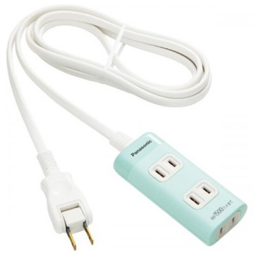 Panasonic 配線器具 ザ・タップQ 3個口 2m グリーン WHA2423GP パナソニック