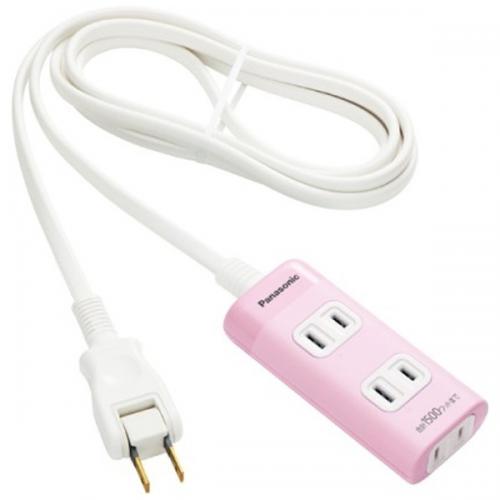 Panasonic 配線器具 ザ・タップQ 3個口 2m ピンク WHA2423NP パナソニック