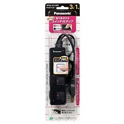 Panasonic 配線器具 ザ・タップ Z 3個口 1m ブラック WHS2513BP パナソニック