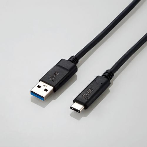 エレコム ELECOM USB3.1ケーブル(A-C) ブラック USB3-AC10NBK