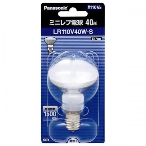 Panasonic ミニレフ電球 40W 口金E17 LR110V40WS パナソニック