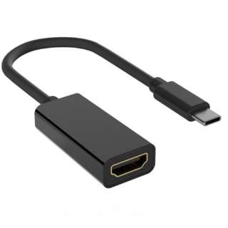 エアリア AREA USB-C→HDMI]変換アダプタ MS-DPAH1 ブラック
