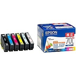 EPSON 純正インクカートリッジ 増量 6色パック IC6CL70L エプソン