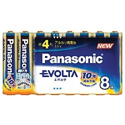 Panasonic 乾電池エボルタ単4形8本パック LR03EJ/8SW パナソニック